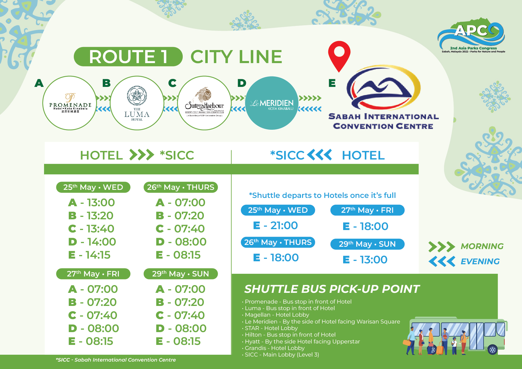 APC Congress Schedule