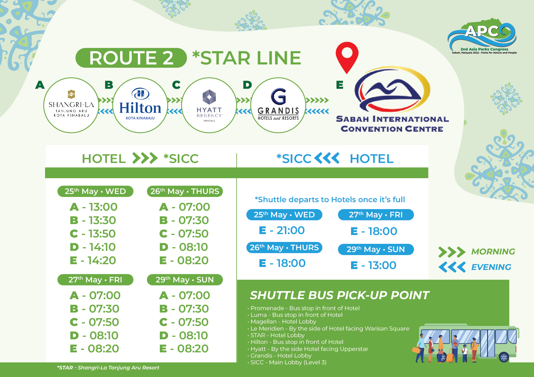 APC Congress Schedule